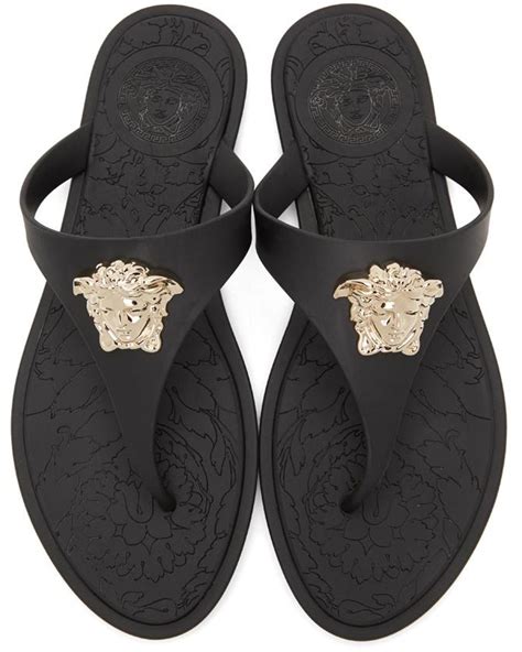 versace medusa flip flops|Versace high heel sandals.